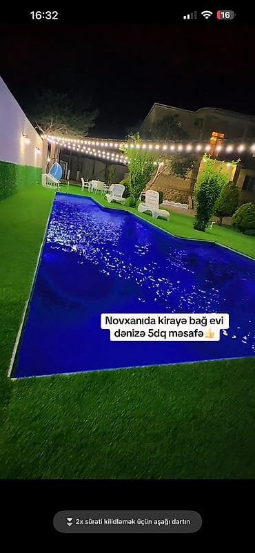 qubada ev: Novxanıda günlük bağ evi verilir.Dənizə 10 dəqiqə məsafədə.Yeksək — 2