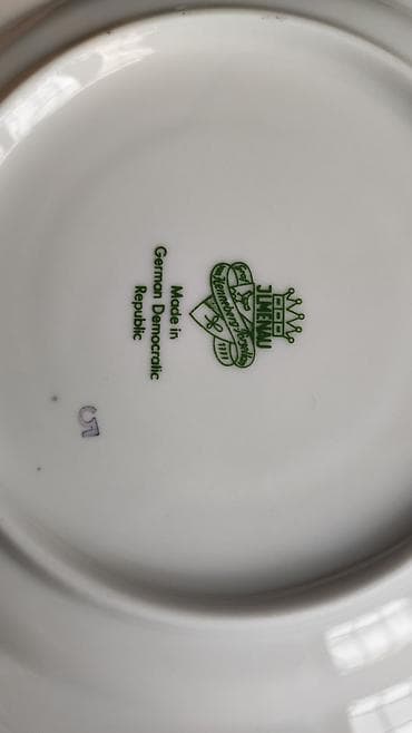 hamam naboru: Çay dəsti, rəng - Ağ, Farfor, Madonna, 6 nəfərlik, Almaniya — 8