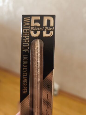 Vizaj üçün məhsullar dəsti - 5D Blackest Black Waterproof Liquid