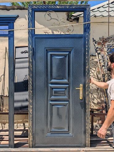 бу входные двери: Fərqli rənglərdə və formalarda mövcud olan metal qapılar təhlükəsizlik — 5