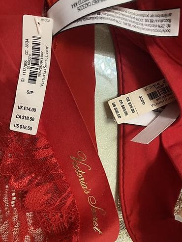 don modelleri 2023: Victoria’s Secret qadın daxili geyim dəsti – qırmızı Tam oriqinal.👍👍👍 — 3