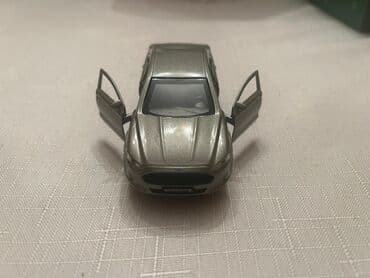 Velosiped ehtiyyat hissələri: Ağ rəngli metal oyuncaq avtomobil modeli - Korpus: metal die-cast — 6