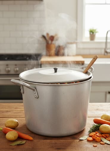 taxta ucuz: Aş qazanı, rəng - Gümüşü, Alüminium — 2