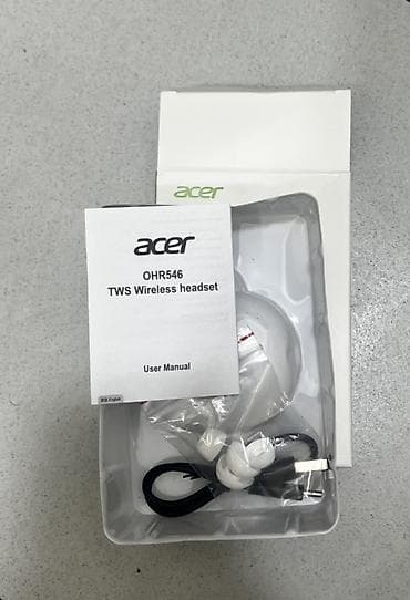 kompakt telefonlar: Acer TWS Wireless Headset OHR546 Yeni. islenmeyib - Tam simsiz — 7