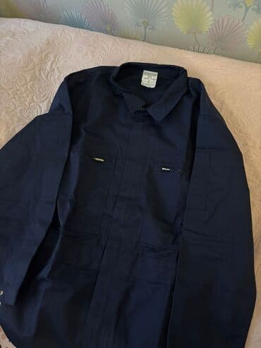 iş paltarı: Qara 54, narıncı 58 və qırmızı 56 ölçüdə iş kombinizonları satılır — 4