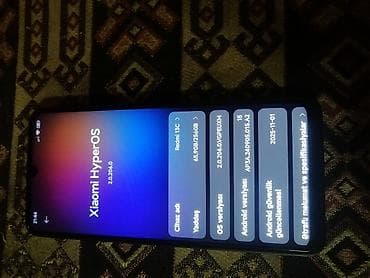 note 10 s: Redmi 13C, 256 GB, rəng - Qara, Barmaq izi — 3