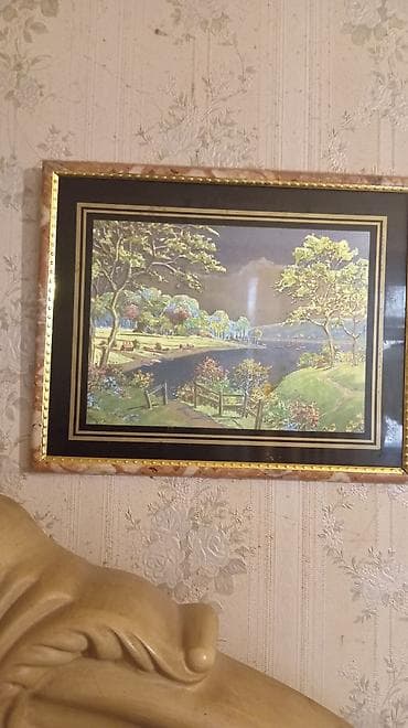 yastık: Təbiət mövzulu dekorativ tablo dəsti - Məhsul: Divar üçün dekorativ — 2