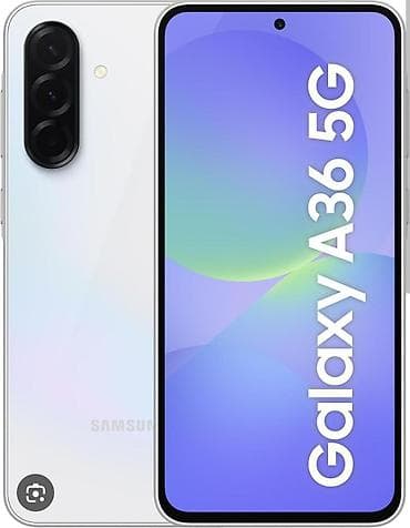 samsung s20f: Samsung Galaxy A36, 256 GB, rəng - Ağ — 1