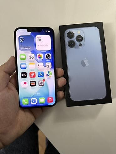 TV və video: IPhone 13 Pro, 128 GB, Sierra Blue, Face ID — 3