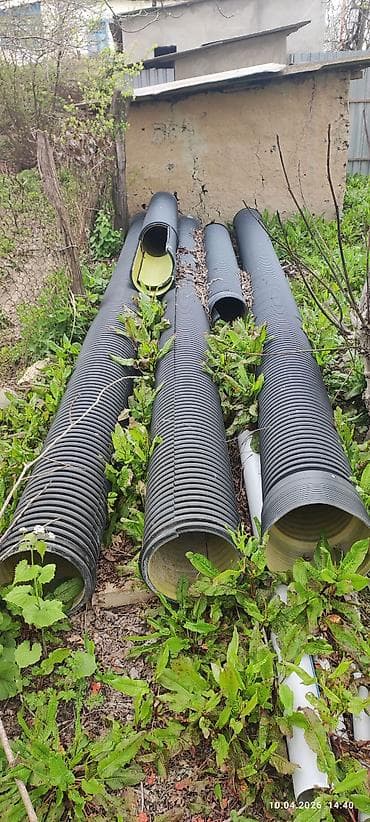 tavan fiqurlari sekilleri: Plastik korroqlu drenaj/kanalizasiya boruları - Material: yüksək — 1