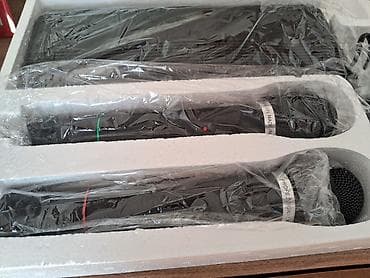 sur mikrafon: POTO WM-306 simsiz mikrofon sistemi Xüsusiyyətlər: - 2 ədəd handheld — 3
