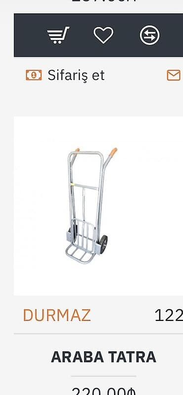 Mexaniki əl alətləri: Sənaye və anbar üçün əl arabaları və daşıma avadanlıqları - Metall — 8