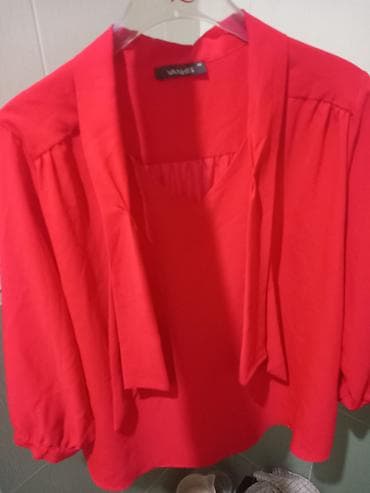 Другая женская одежда: Qırmızı qadın bluzası – VANNES, ölçü 46 şəkildə acig rənğdə cixib — 2