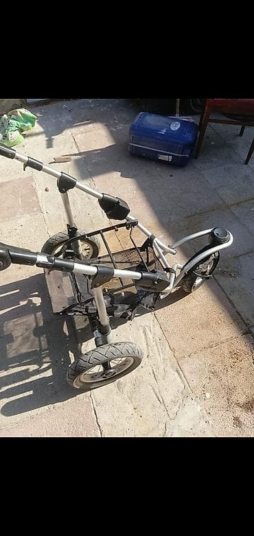 vecerni don: Uşaq arabasının şassisi/skeleti - 3 təkərli konstruksiya: iri, hava — 5