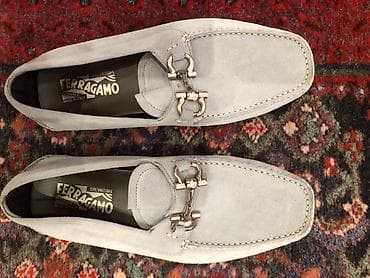 Salvatore Ferragamo kişi mokasinləri - Model: MS 42963 - Rəng: açıq