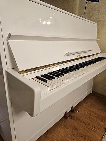 Ağ rəngli “Belarus” upright pianino - Marka/model: Belarus (upright) — 5