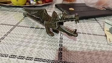 goz muncuğu: Məhsul: Dəmir dekorativ “timsah” formalı açacağı/press aləti — 2