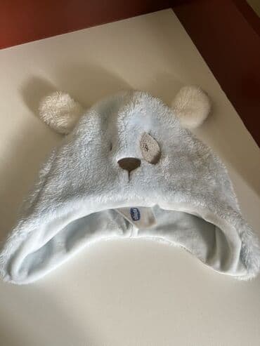 Uşaqlar üçün digər geyimlər: Uşaq papaqları dəsti - Model: 2 ədəd fluffy/plyuş uşaq papağı - — 1