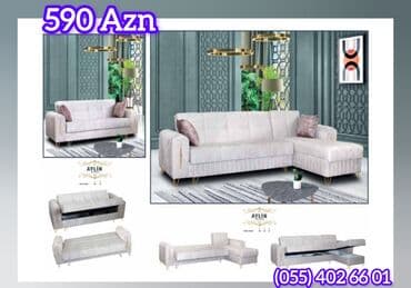 açılıb bağlanan çarpayı: Künc divan, Yeni, Açılan, Bazalı, Parça, Pulsuz çatdırılma — 2