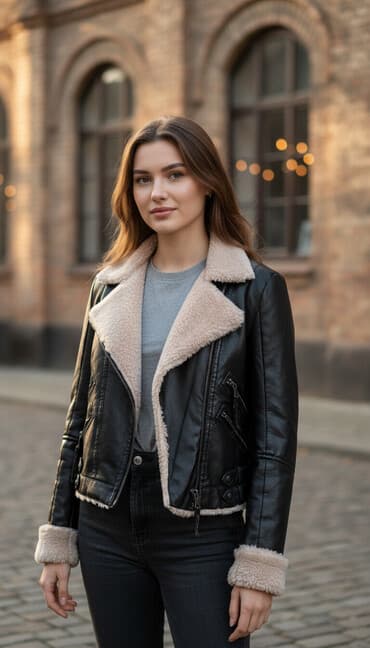 əba geyimi: Dəri kurtka — 1