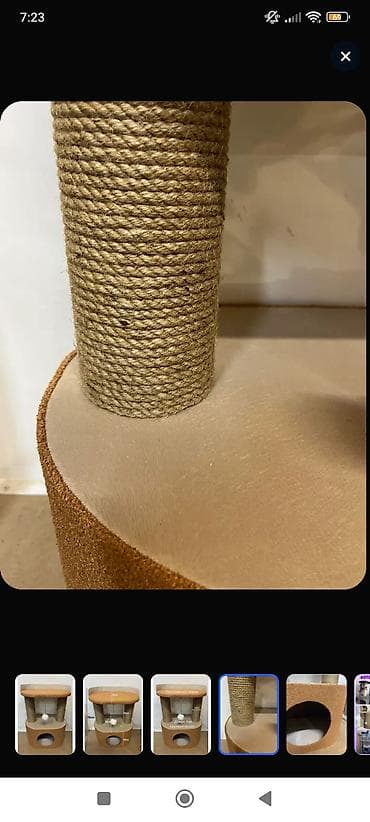 Собаки: Домик для кошки с когтеточкой. Öz pişiyim üçün almışam. Təp təzədi — 4