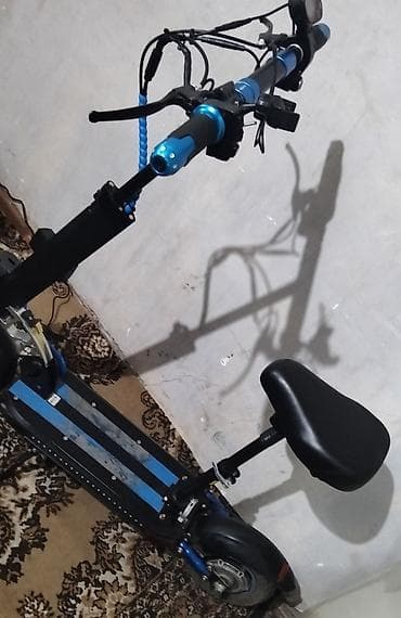 elektirikli samakatlar: Elektrik skuter – katlanan, oturacaqlı, güclü işıqlandırmalı — 1