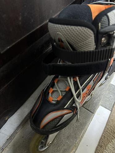 rolik: Inline skeyt (roller skates) – tənzimlənən ölçülü, 4 təkərli model - — 3