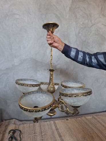 Tavalar: Çılçıraq, 5 lampa, Metal — 4