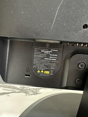 komputer klaviaturasi: Lenovo ThinkVision E1922s LCD monitor Lenovo Manitor ideal — 5
