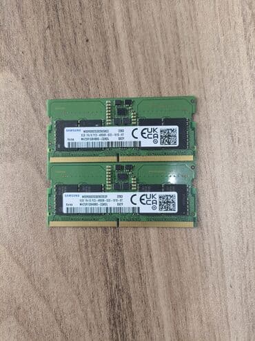 Operativ yaddaş (RAM) Samsung, 8 GB, > 4000 Mhz, DDR5, Noutbuk üçün, Yeni lalafo.az -da Operativ yaddaş (RAM) Samsung, 8 GB, > 4000 Mhz, DDR5, Noutbuk üçün, Yeni