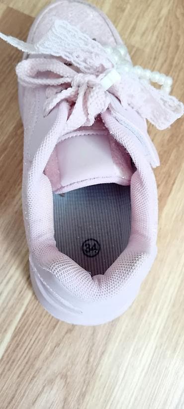 uşaq yay krossovkaları: Rəng - Çəhrayı Krossovkalar, Ölçü: 34, Qız üçün — 3