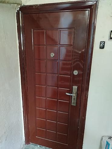 kreditle perde: Mənzil üçün İşlənmiş Giriş qapısı 90x200 sm Çərçivə ilə, Zəmanətli, Ödənişli quraşdırma, Ünvandan götürmə — 2
