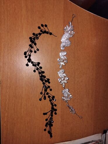 yuxuda uzuyun qasini itirmek: Saç bezeyi her biri 5 m.(baha alinib) hicabli xanimlarda istifade ede — 2