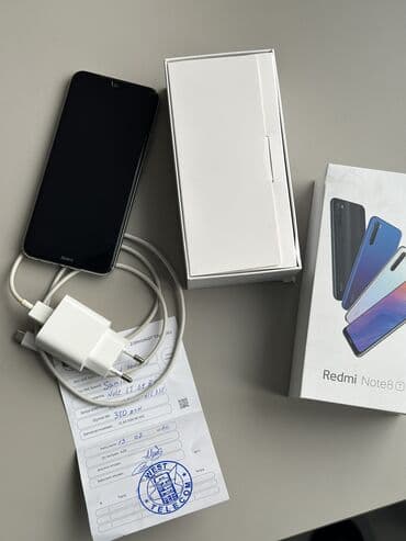 Redmi Note 8T, 64 GB, rəng - Göy, Zəmanət, Sensor, Barmaq izi