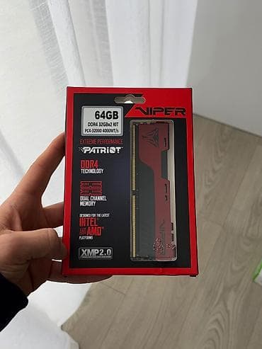 Operativ yaddaş (RAM) Patriot Memory, > 32 GB, 4000 Mhz, DDR4, PC üçün, Yeni lalafo.az -da Operativ yaddaş (RAM) Patriot Memory, > 32 GB, 4000 Mhz, DDR4, PC üçün, Yeni