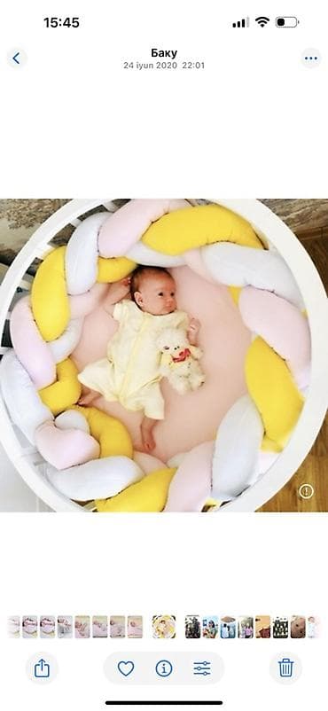 ağac: Oğlan və qız üçün, İşlənmiş, Yumru, Beşik, Dəst ilə — 2