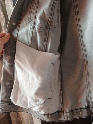 dəri kurtkalar kişi: ESPİRİ DENİM cins gödəkçə. Kişi üçün. isti saxlayır.Əyində super — 4