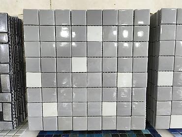 Mozaik kafel panelləri - Material: keramika mozaik - Forma: kvadrat