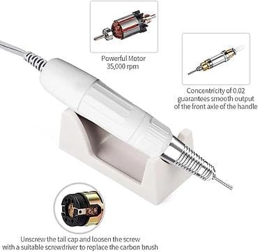 bas: M.A.C Styler Electric Nail Drill Machine MC-020 - Peşəkar dırnaq frez — 2