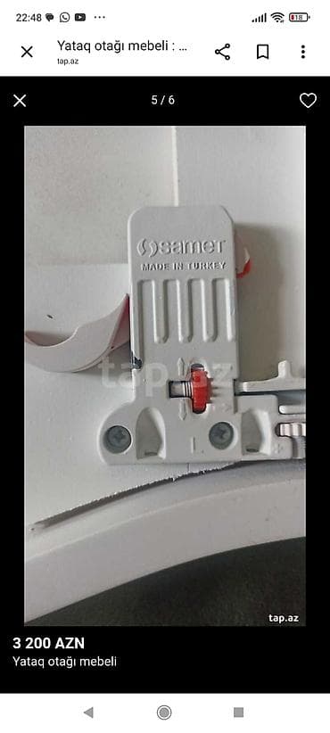 yataklar: Klassik üslubda yataq otağı mebel dəsti. Tərkibi: - Geniş 6 qapılı — 4