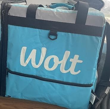 notebook çantaları bakı: Wolt kuryer çantası – izolyasiyalı, termo daşıma üçün peşəkar model — 1