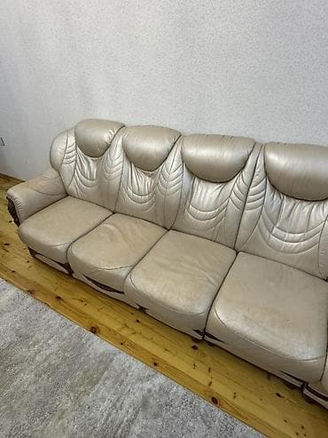 oyuncu kreslo: İşlənmiş, Künc divan, 2 kreslo, Açılan — 3