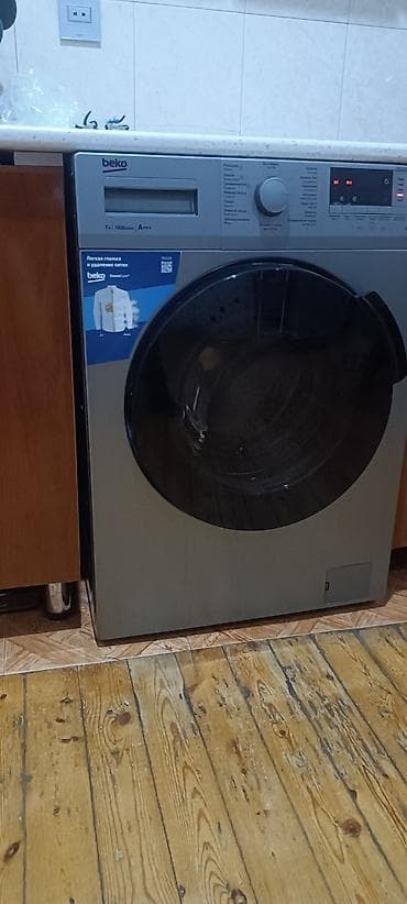 beko: Beko önyükləməli paltaryuyan maşın - Yük həcmi: 7 kq - Sıxma sürəti — 1