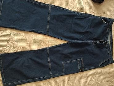 TRENDYOLMİLLA Kişi cins şalvarı – tünd mavi (denim) - Model: geniş