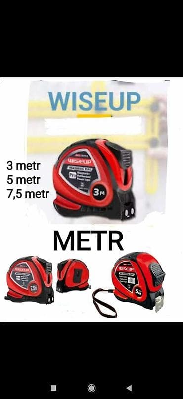 Ручные механические инструменты: Metrələr topdan satış — 1