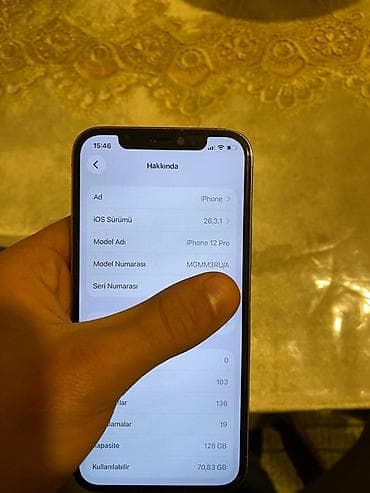 tecno spark 20 pro qiyməti: IPhone 12 Pro, 128 GB, Gümüşü — 4