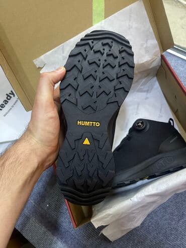 туристические мужские ботинки: Humtto suya davamli qiş ayaqqabisi – unisex, qara rəng. 39 razmerden — 3