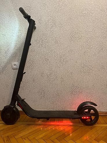 mini piyano: Elektrik skuter – qatlanan, LED işıqlar və displeyli - Rəng: qara — 4