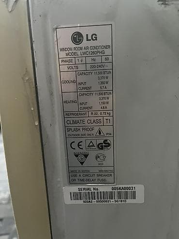 xbox one controller: LG pəncərə tipli kondisioner Xüsusiyyətlər: - Brend: LG - Tip — 5