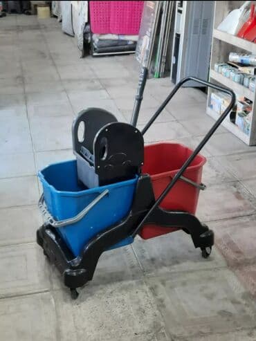 švabra: Temizlik vedre tekerli temizlik araba vedreli tekerli pol vedre — 2